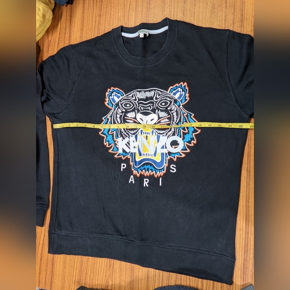 Kenzo Kenzo Paris Black Tiger Logo Crewneck Sweatshirt | - Picture 7 of 8